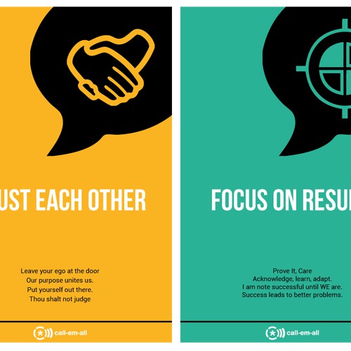 Create 5 Creative and Unique Posters For Our Office