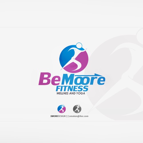 Create the next logo for Be Moore Fitness