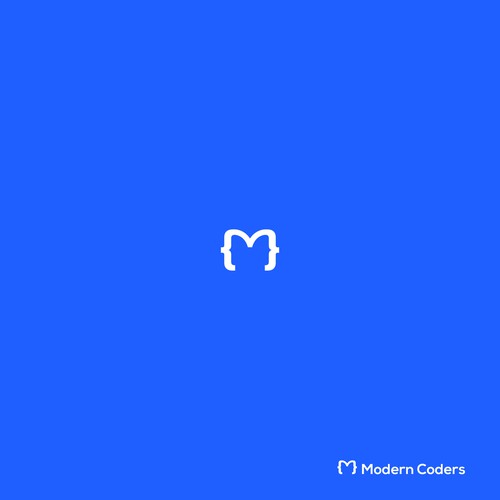 letter m code logo