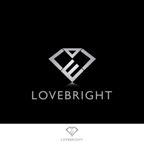 Diamond logo concept for Lovebright