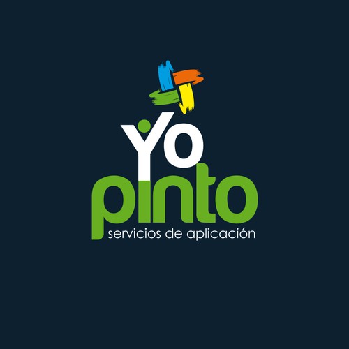 Logo "YoPinto" - Servicios de aplicacion de pinturas.