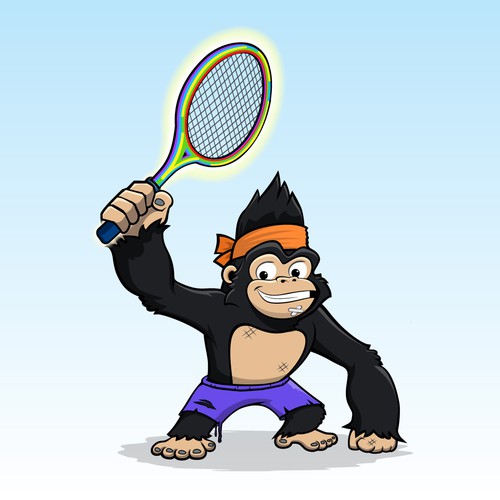 Mascot for Sporty Gorilla