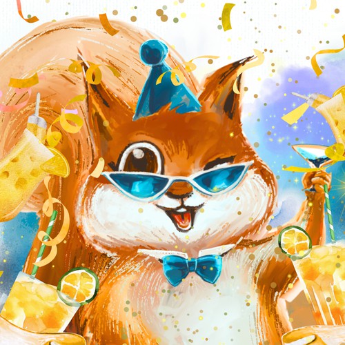 invitation illustration concept