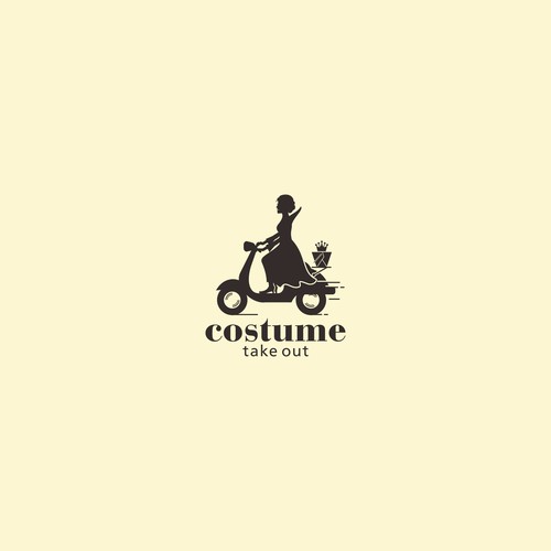 Logo for costume take out