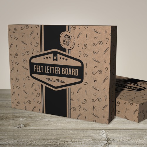 Felt Letter Board Package Design