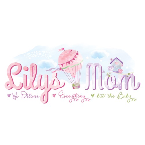 Whimsical design for Baby & Mom Co.