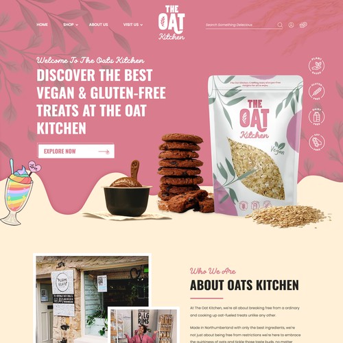 The Oats Kitchen Website Design