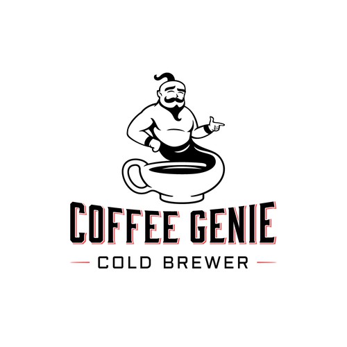 Fun logo for cold brew coffee maker product