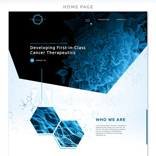 Website for the labaratory cancer drug development