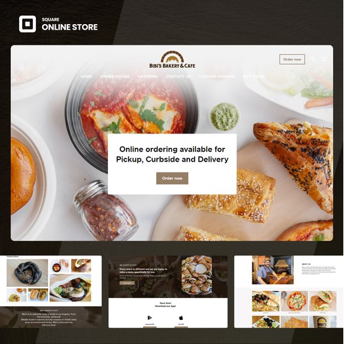 Bibis Bakery Cafe Square online ordering site