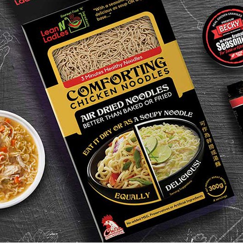 Noodles & seasoning Package design