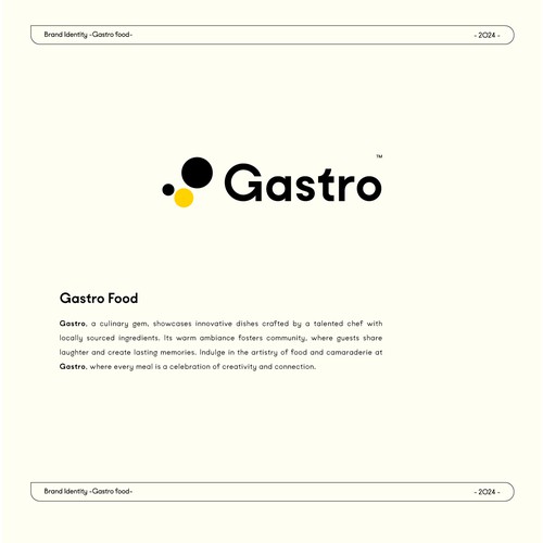  "Gastro" Restaurant Food Brand Identity