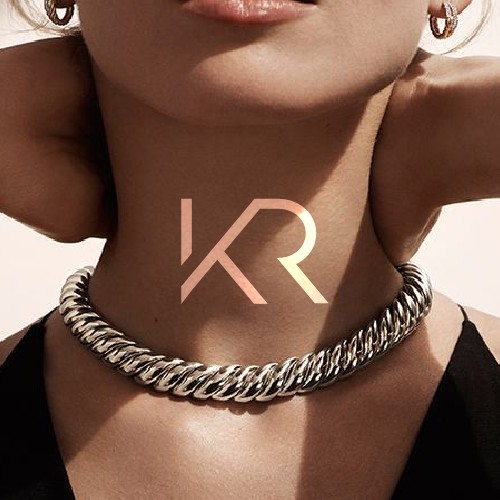 Minimalist and luxurious logo for jewelry brand