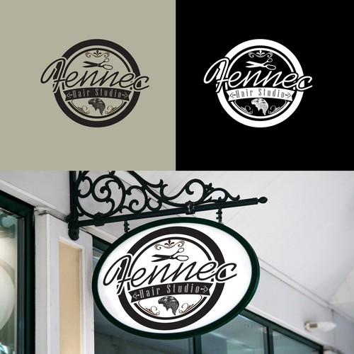 Logo concept for Hair Studio