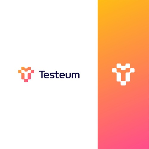 Testeum logo design