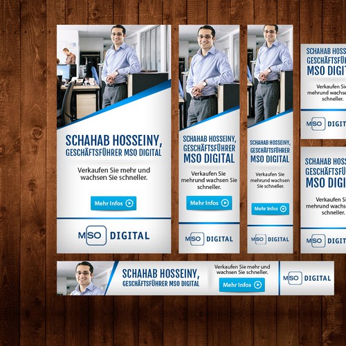 Create clean and innovative Banner Ads for online marketing agency MSO Digital