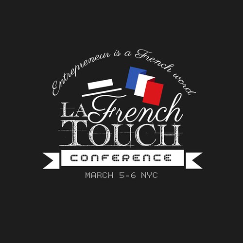 Create a retro but modern logo for LaFrenchTouch conference
