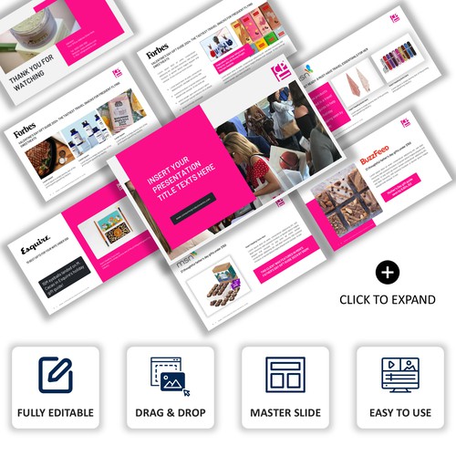 PowerPoint Template Design for Consumer Product Events