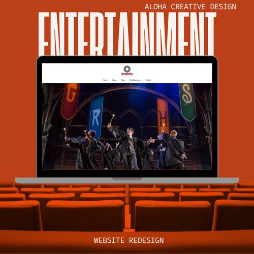 Bespoke Theatricals | Website Redesign