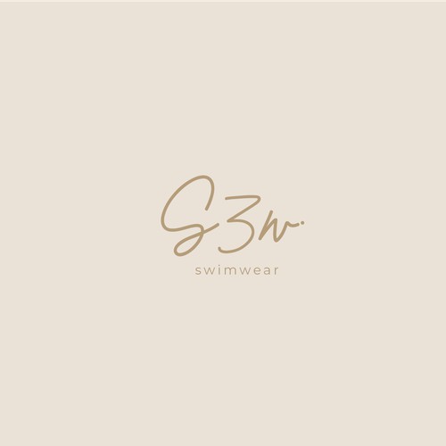 Logo for luxury swimwear brand