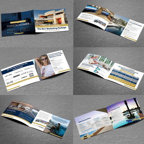 Bi-Fold Brochure for Custom Homes