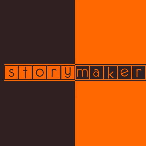 Create a clean and crisp word mark for StoryMakers