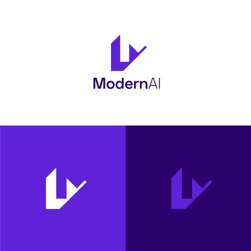 Minimal Logo Concept for ModernAI