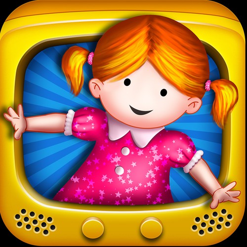 icon or button design for Kid Videos iOS app