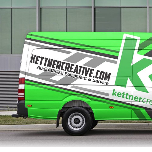 Vehicle Wrap for an Audio Visual/Production Company