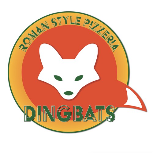 Fox-themed Pizzeria Logo Design