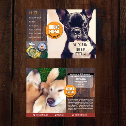 Postcard for Dog Food Manufacturer