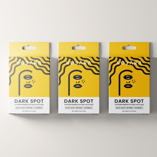 Dark Spot Patches Packaging Box