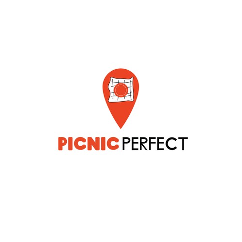 Fun milenial logo design for pop-up picnic