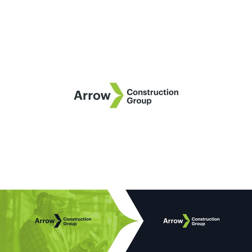 Arrow Construction Group Logo Design