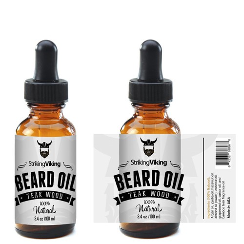 Design a Product Label for our Beard Oil!