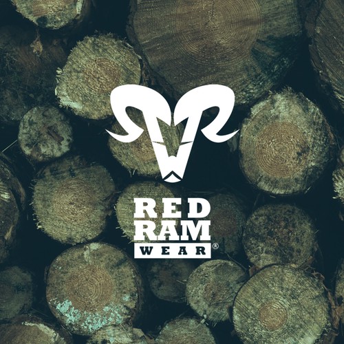 Bold logo for RED RAM WEAR