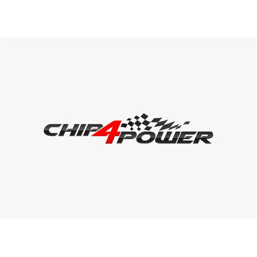 Chip4Power needs a powerfull logo for premium car tuning