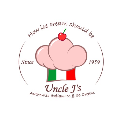 Italian Ice Cream Logo