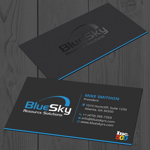 Business card design