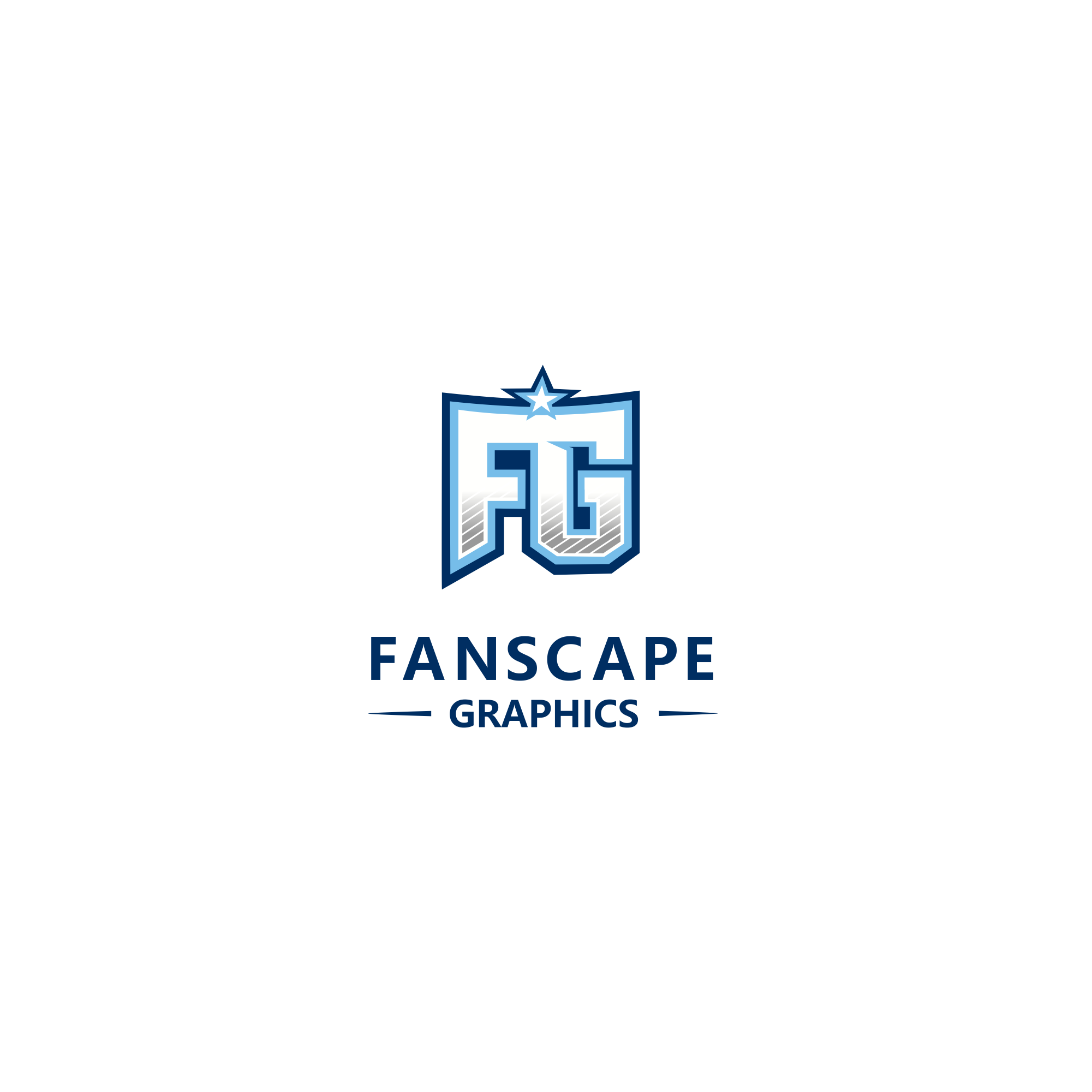 设计一个海关/大学生主题为Fanscape图形标志