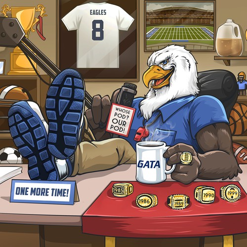 Illustration of Eagle Podcast