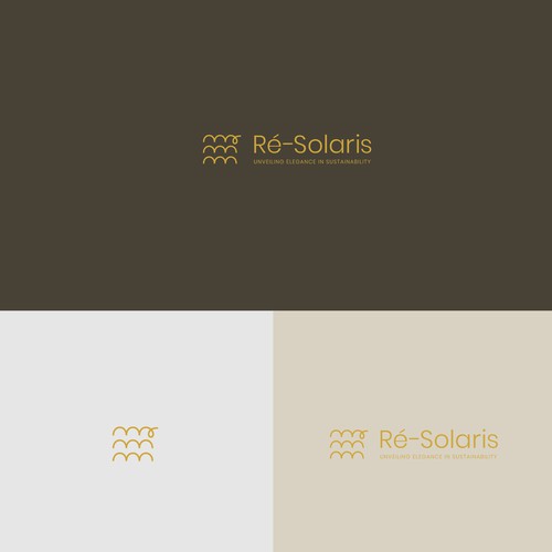 Elegance in Sustainability - Logo concept for solar panels