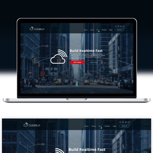 Home page design for Multi-platform messaging plugin