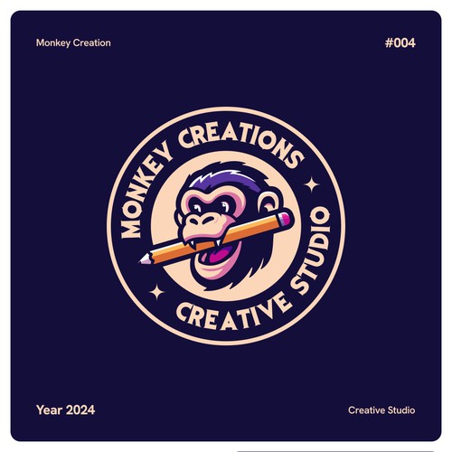 Monkey Creations Studio Agency Logo