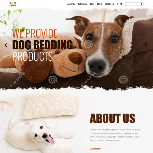 Homepage needed for Doggy Website