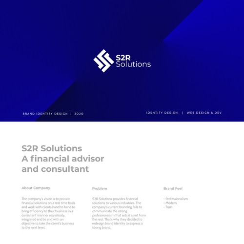 S2R Solutions LLC Brand Identity and Web Design