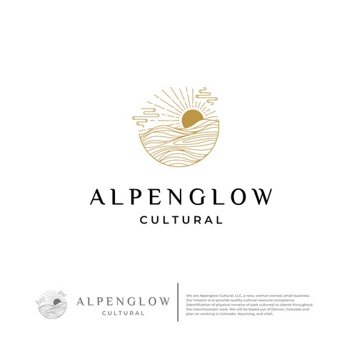 Simplisic, decorative logo design for a culture business