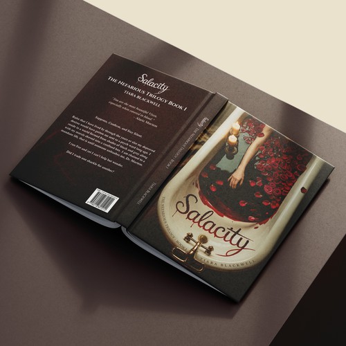 Salacity trilogy book cover system