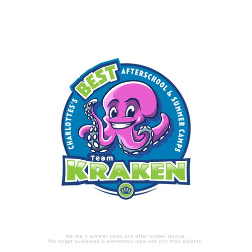 Warm and Playful Kraken Logo