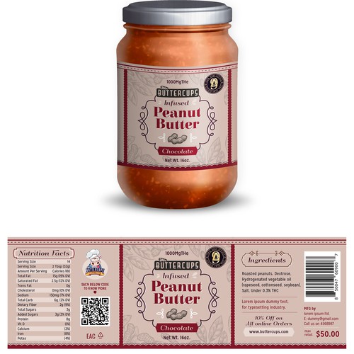 Packaging for Peanut Butter